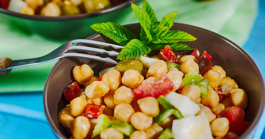 Chickpea, Mushroom and Rice Bowl