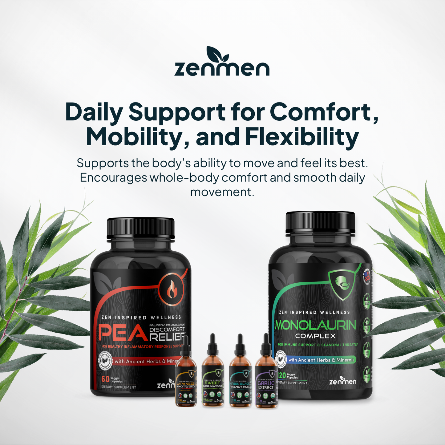 Zenmen PEA (Palmitoylethanolamide) Supplement Bundle