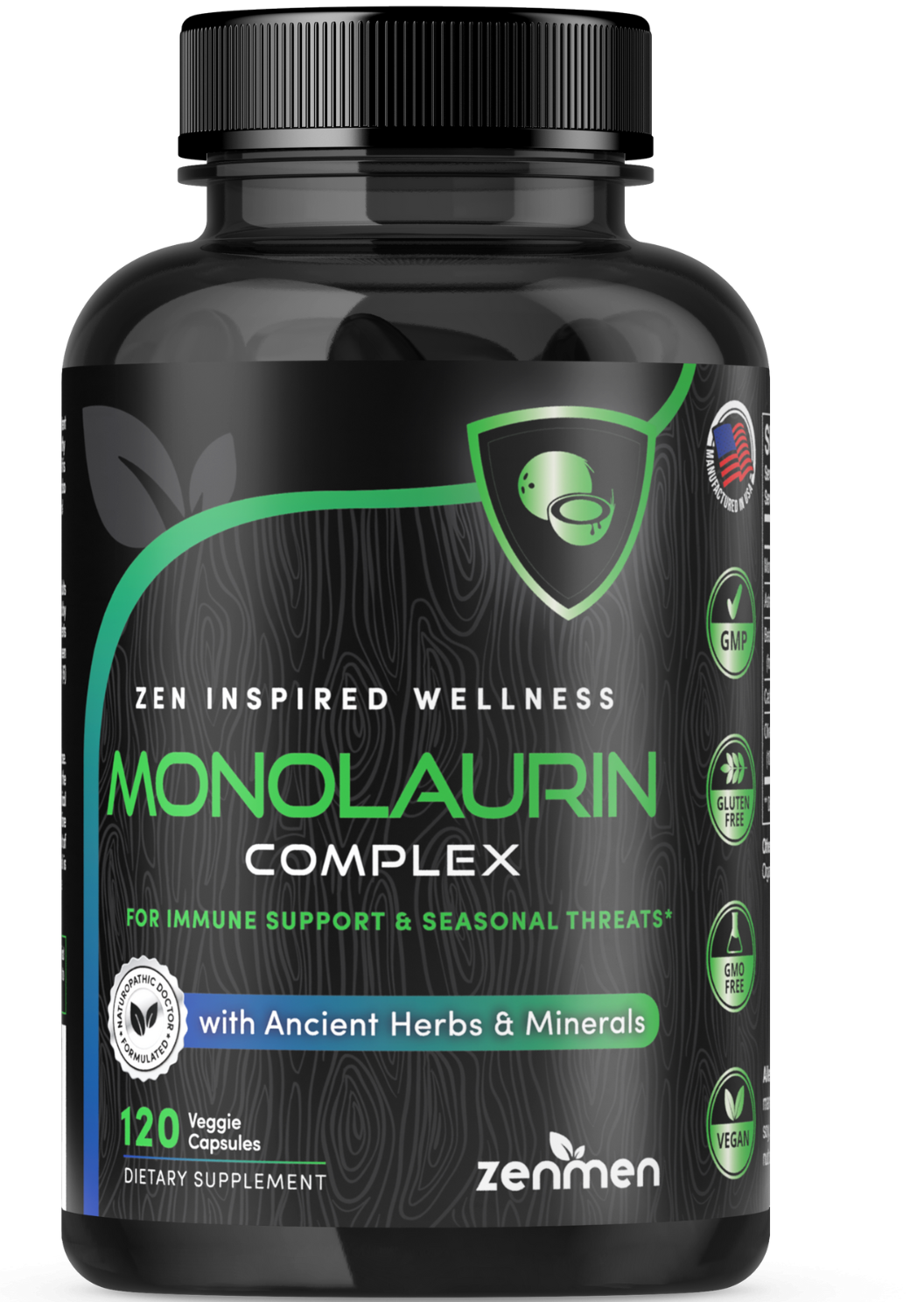 Zenmen Monolaurin Capsules