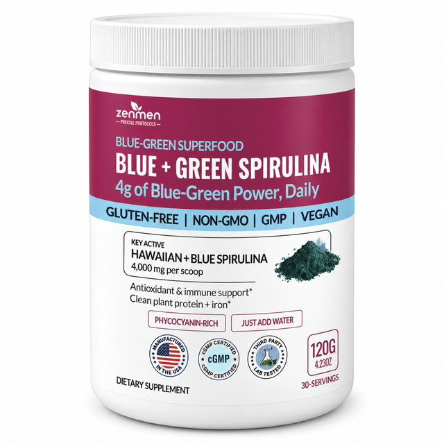 Blue + Green Spirulina