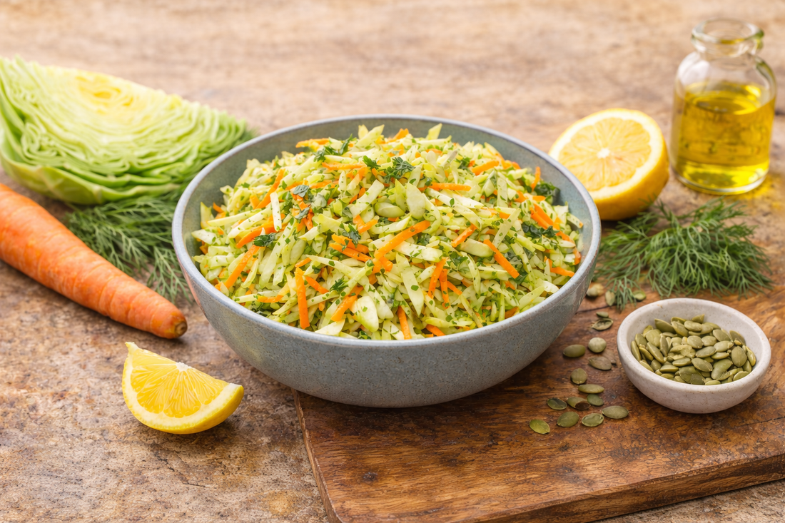 Cabbage + Carrot Gut Support Slaw