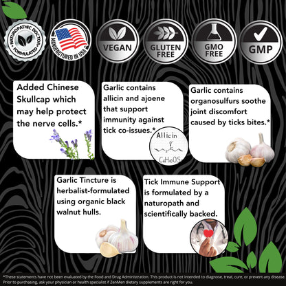 Tick Immune Support and Garlic Tincture