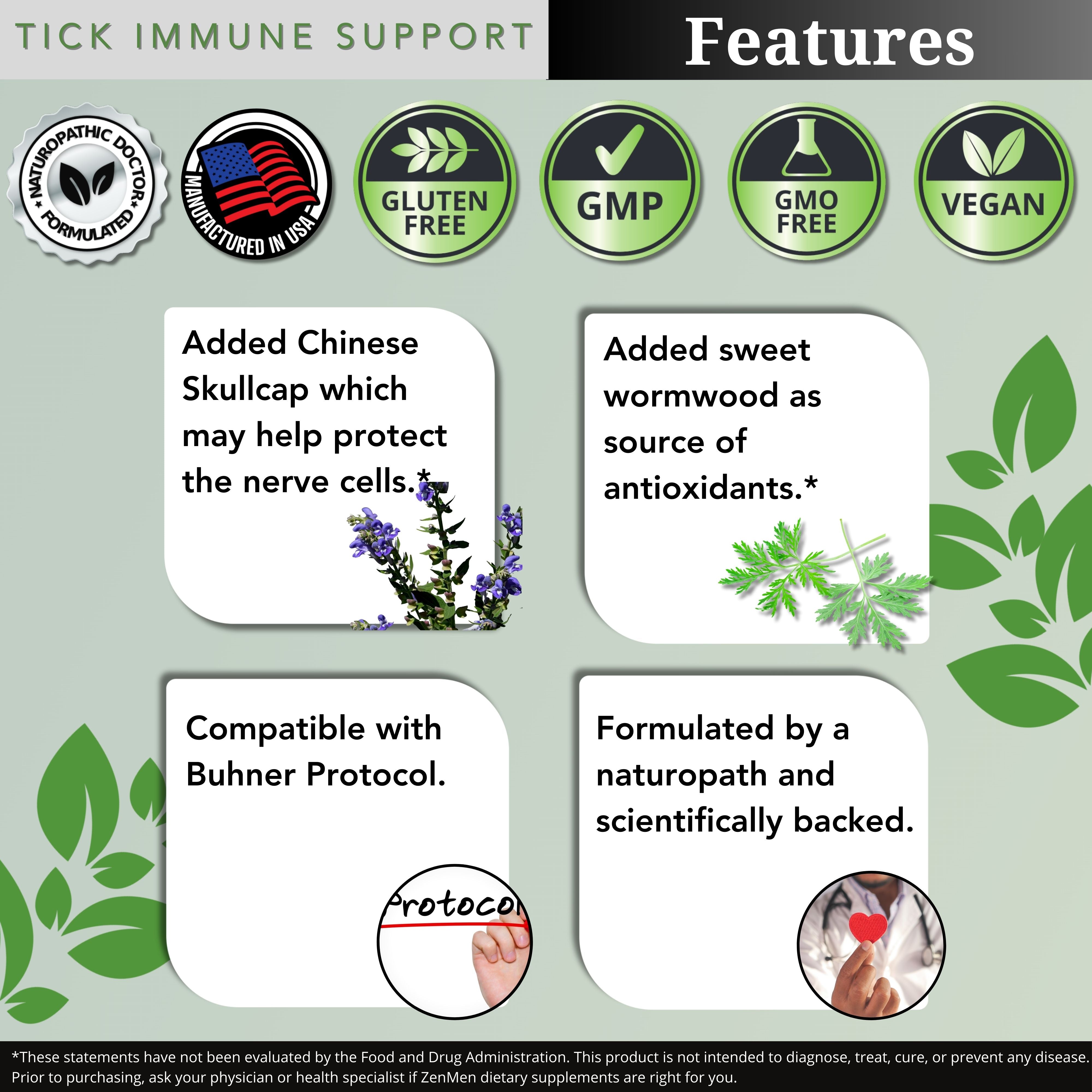 TICK IMMUNE SUPPORT SUPPLEMENT