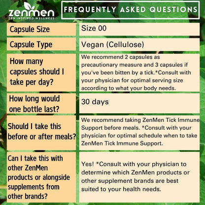 Tick Immune Support Supplement