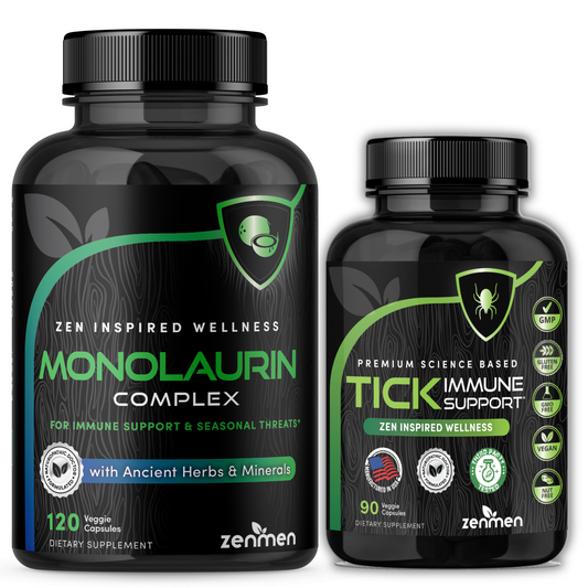 Immune Support Bundle - Tick Immune Support + Monolaurin Capsules