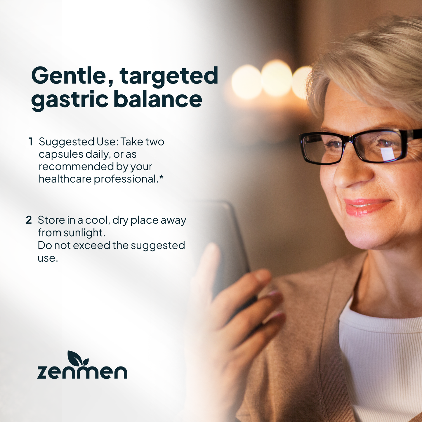 Zenmen H. Pylori Support Supplement - Suggested Use