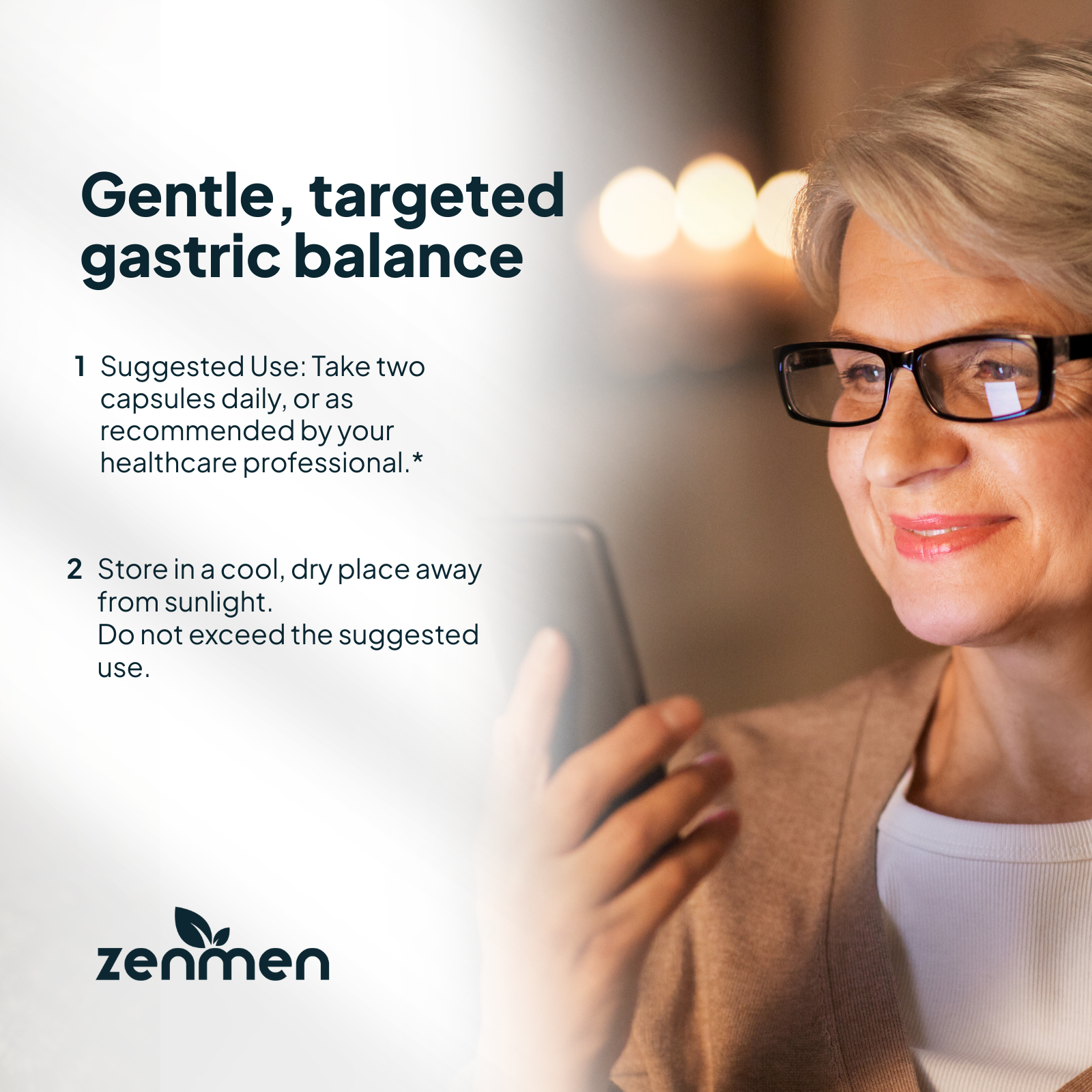 Zenmen H. Pylori Support Supplement - Suggested Use