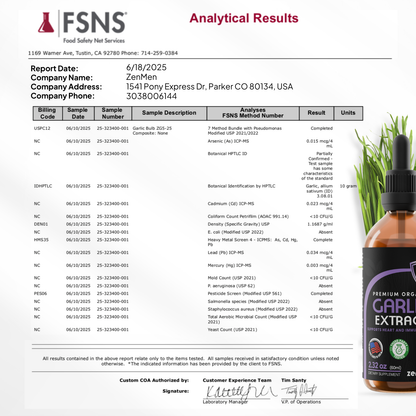 Organic Garlic Cloves Extract (Odorless Tincture) — 2-Bottle Bundle