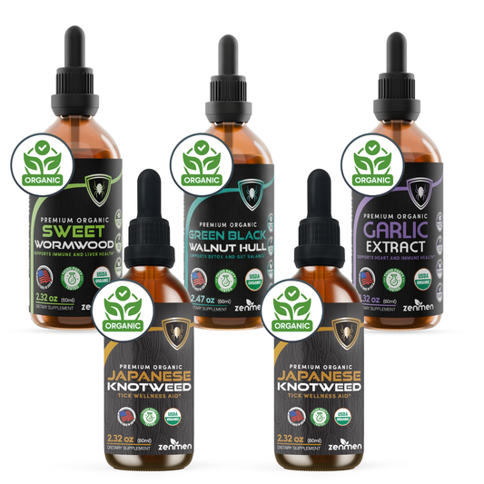 Organic Tick Defense Herbal Tincture Bundle