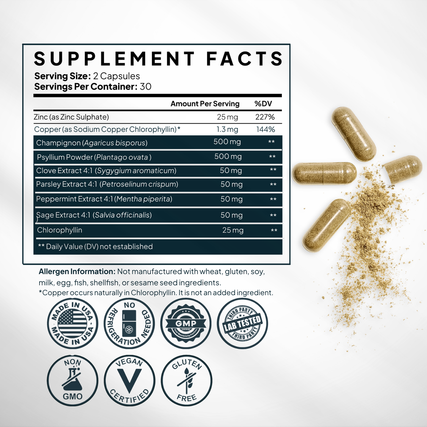 Body Odor Supplement