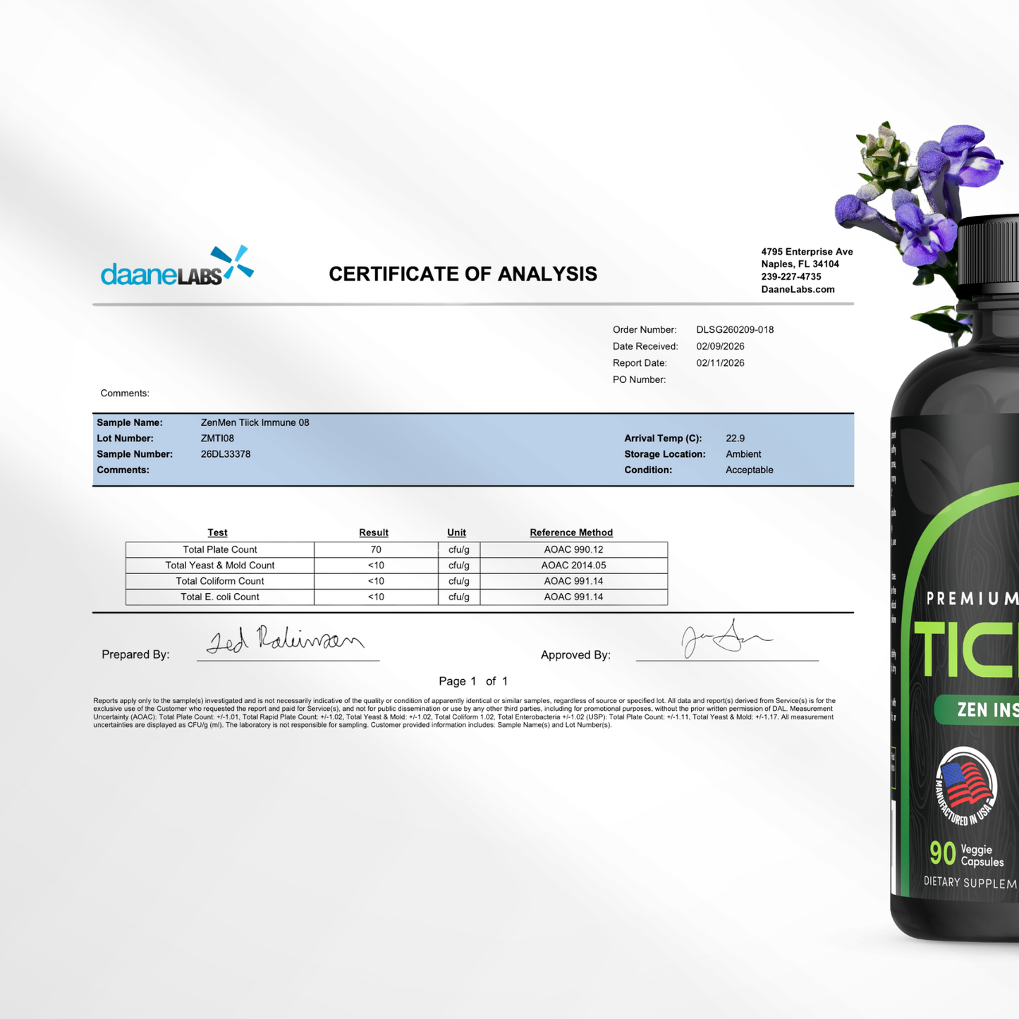 Tick Immune Support Supplement