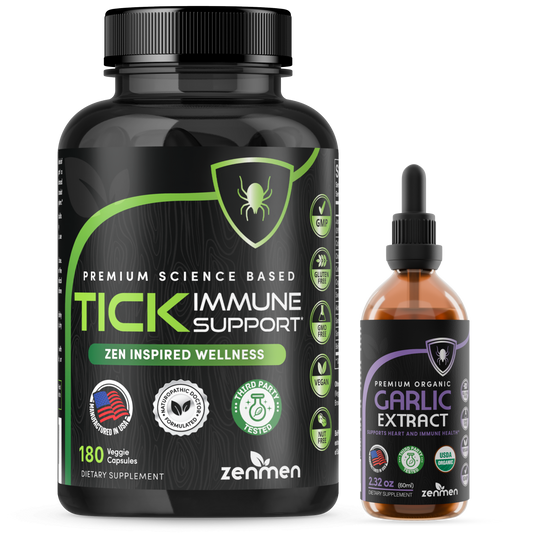Zenmen 180ct Garlic & Immune Support Bundle