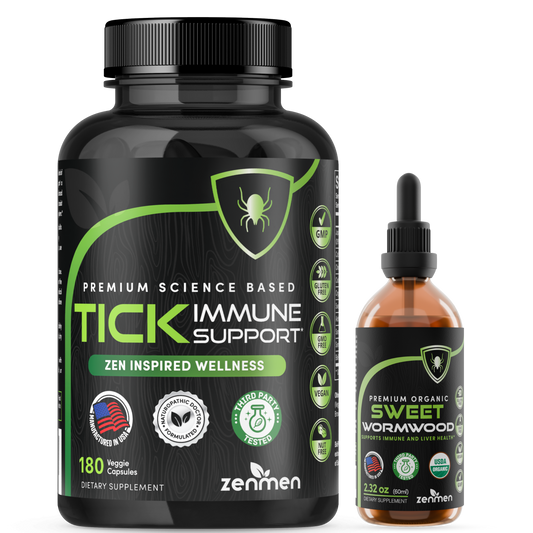 Zenmen 180ct Sweet Wormwood & Immune Support Bundle